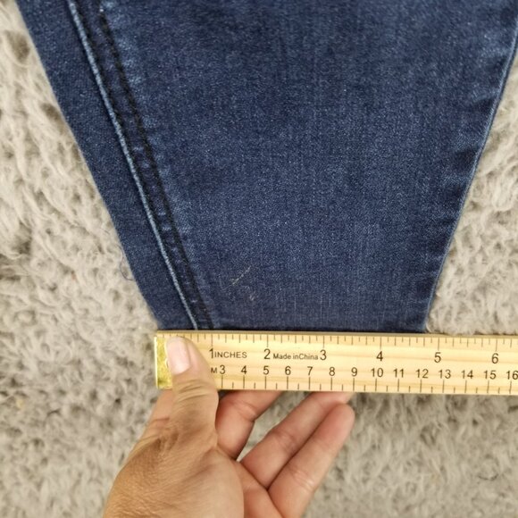 Indigo Blue Jeans Womens Small Stretch Dark Wash Maternity Skinny - Picture 5 of 10